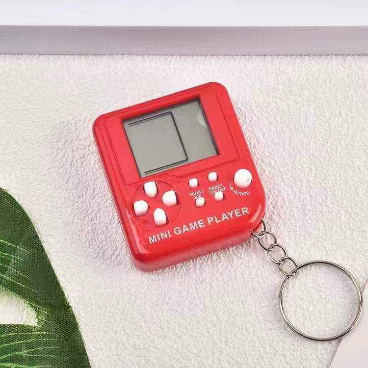 Children's Mini Tetris Game Console Key Chain