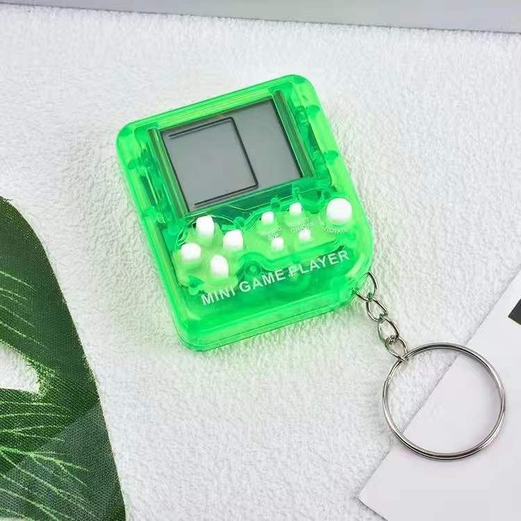 Children's Mini Tetris Game Console Key Chain