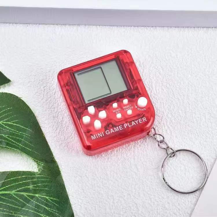Children's Mini Tetris Game Console Key Chain