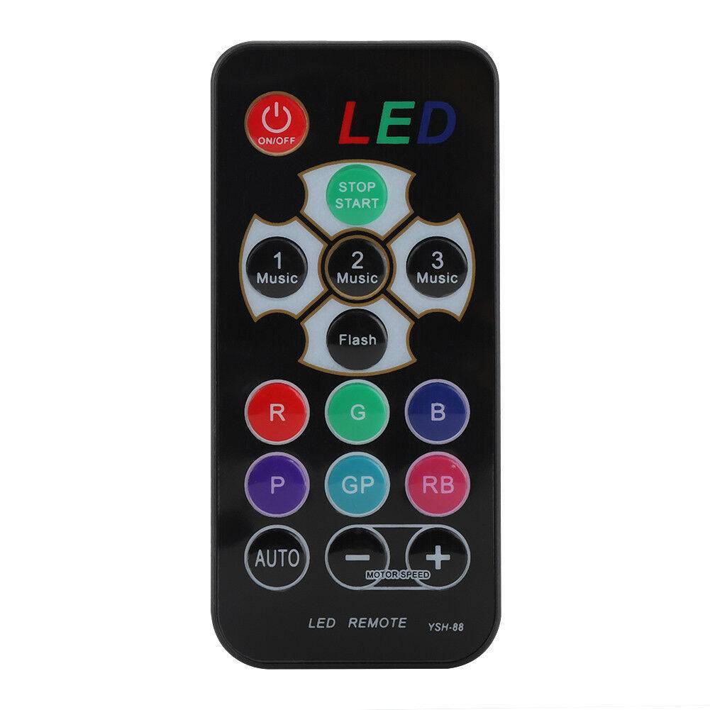Sound Active RGB LED Stage Light Crystal Ball Disco DJ Party Remote Control
