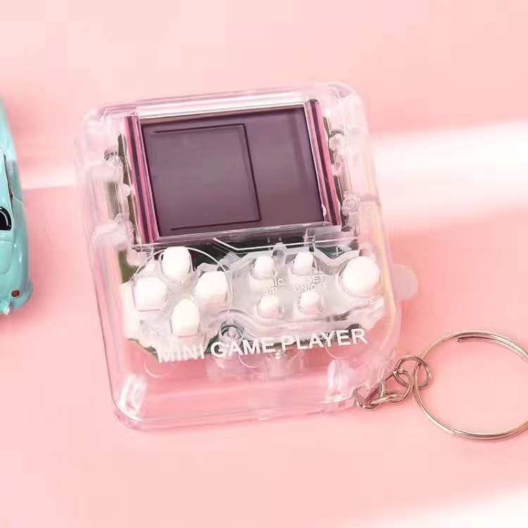 Children's Mini Tetris Game Console Key Chain