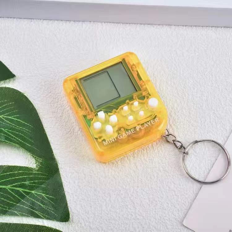 Children's Mini Tetris Game Console Key Chain