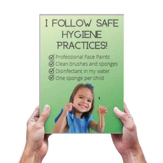 A4 Sign - I follow safe hygiene practices-0