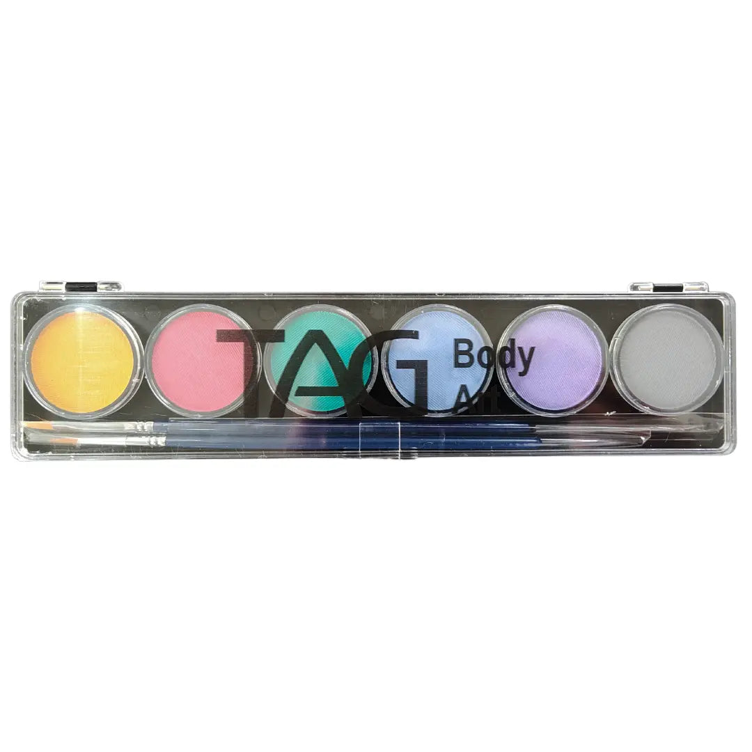 TAG Body Art Face Paint Palette - Pastel 6 x 10g-1