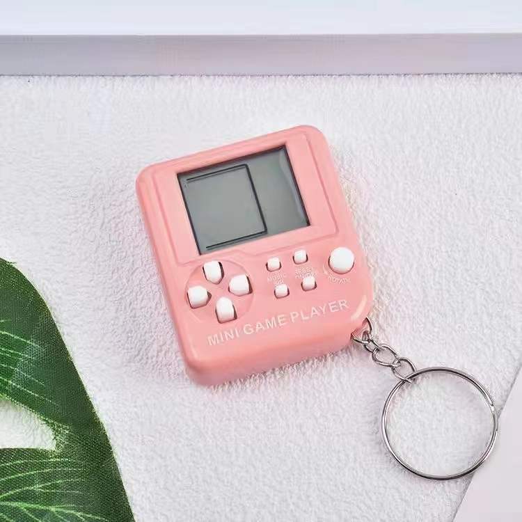 Children's Mini Tetris Game Console Key Chain