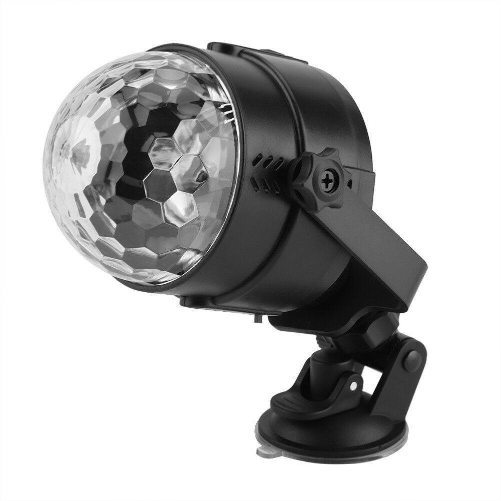 Sound Active RGB LED Stage Light Crystal Ball Disco DJ Party Remote Control